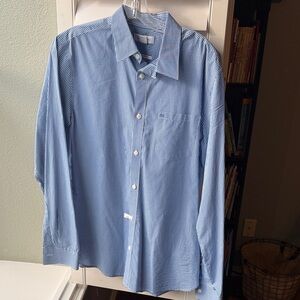 Calvin Klein Collection Blue Gingham Shirt